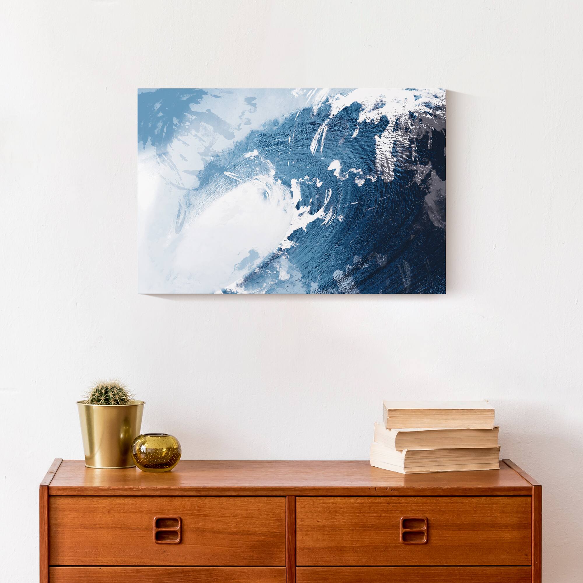 Paint Wave Canvas Wall Art